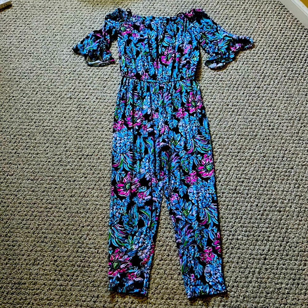 Lilly Pulitzer Floral Jumpsuit | Medium